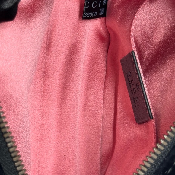 💯Authentic GUCCI Velvet GG Marmont Waist Bag -Black - Picture 7 of 9